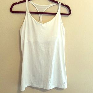 White under-armor tank